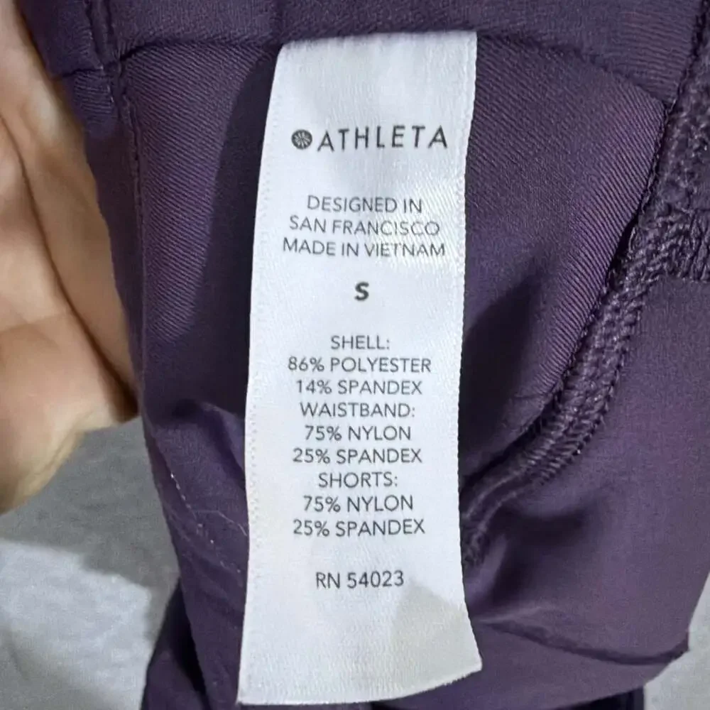 Athleta Women's Size Small Purple Nylon Run With It Skort